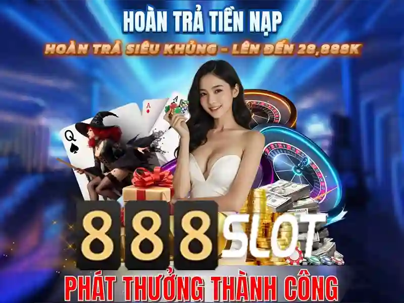 888Slot: Sàn chơi slot trực tuyến đáng tin cậy
